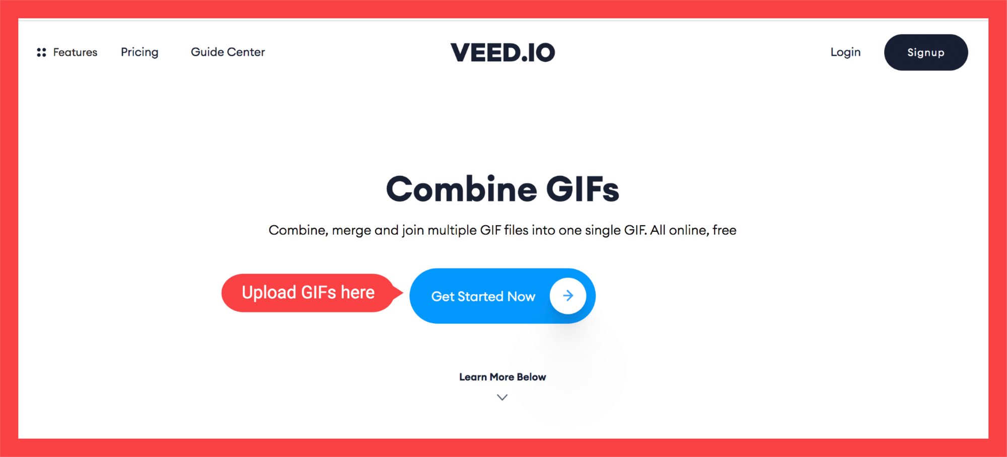 Combine Multiple GIF Files - Merge Animated Images - Online, Free